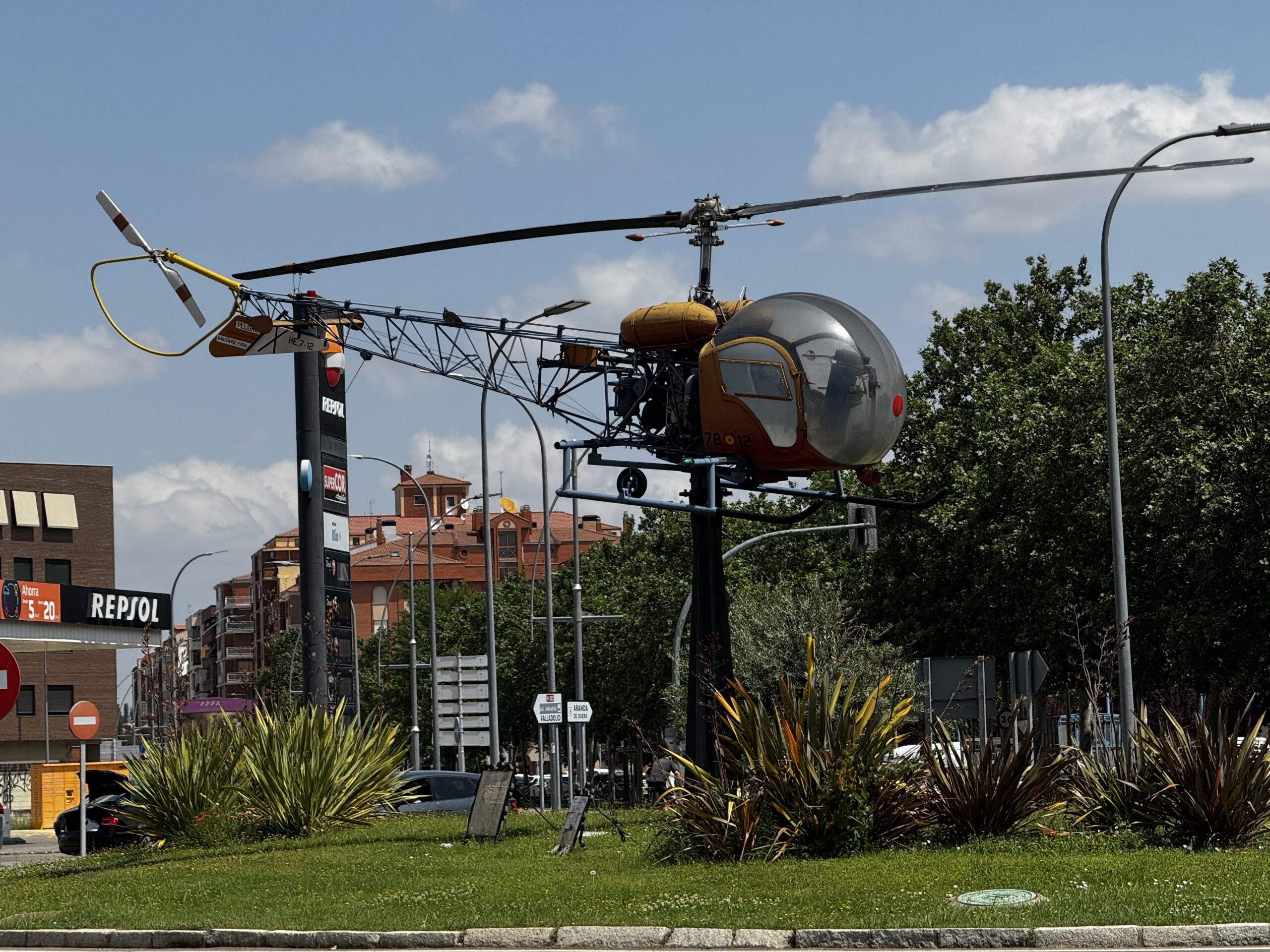 Helicóptero, Aranda de Duero